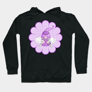 SCORPIO FLORAL GNOME- HOROSCOPE GNOME DESIGNS BY ISKYBIBBLLE Hoodie